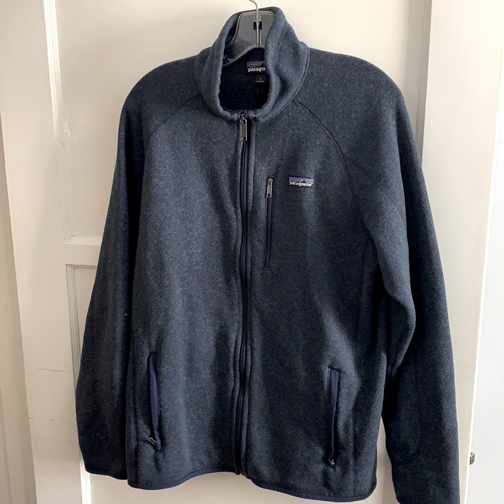 Mens Patagonia Full Zip Navy